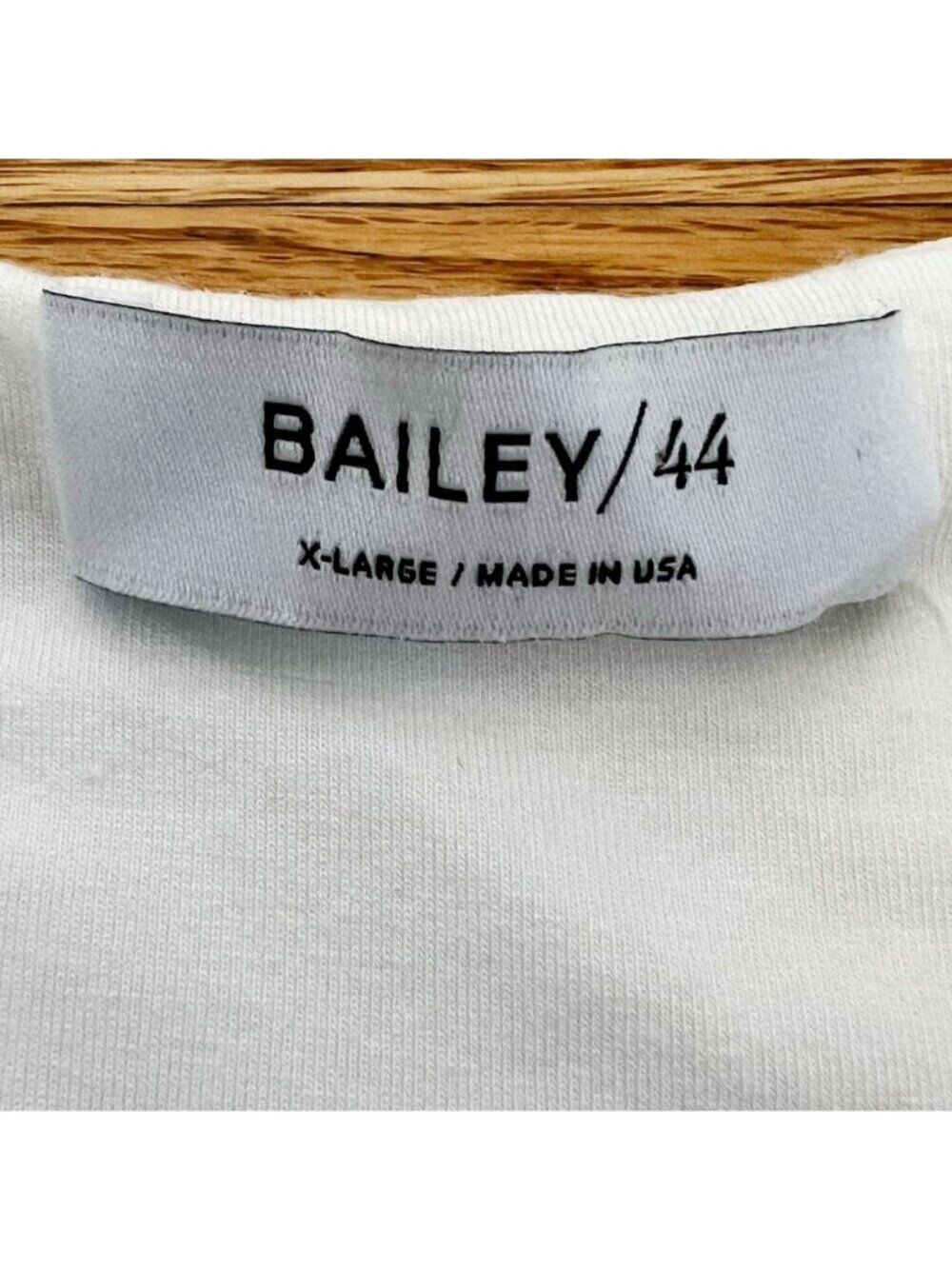 NWT Bailey 44 Side Tie Top Draped V Neck XL Neutral Quiet Luxury Fairy Chic - Picture 6 of 15